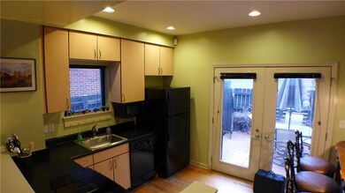 Great Kitchen.  French doors walk out to the back 