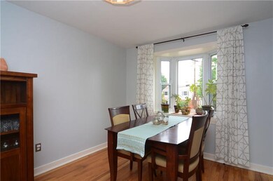 DINING ROOM; Bay window keeps all the green plants
