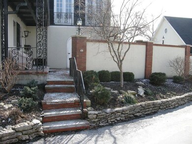Steps to patio