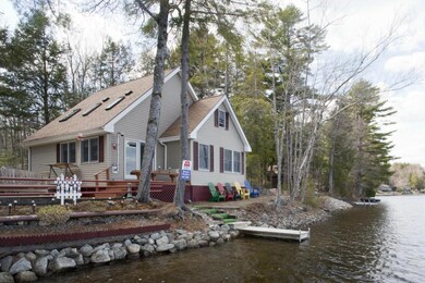 Sits on western shores of 114 acre pond