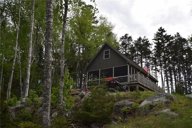 A beautiful screened porch, the...