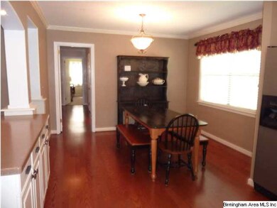 Large eat-in area with picture window over looking