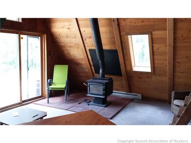 Living Room. Living room with wood burning stove t