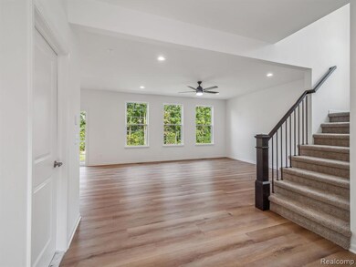 Foyer open to Family Room