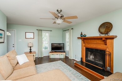 Fresh paint and awesome dark floors highlight the