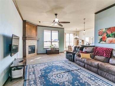 Living Room:  Your open floor plan features a livi