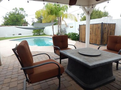 Ramada over looking pool