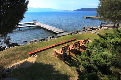 Lakefront Beach with Amazing Flathead Lake Views