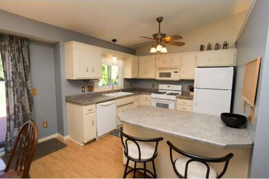 Kitchen with new counters