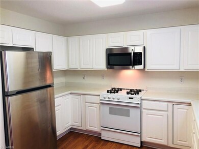 Gas range and refrigerator remain
