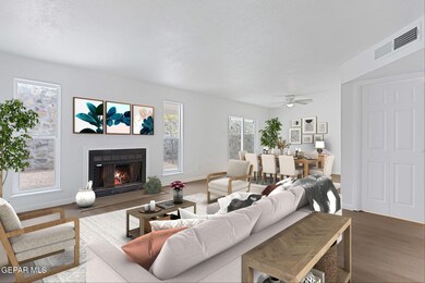 Living Dining Room Staged Photo