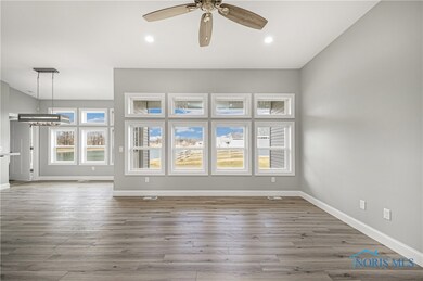 The living area is complete with beautiful views,