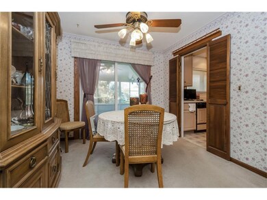 Dining Room with sliders to three season porch