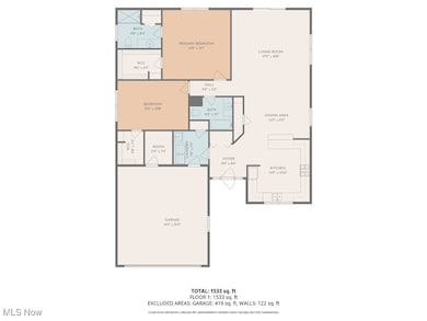Full bathroom with combined bath / shower with glass door, vanity, and light tile patterned flooring