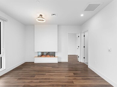 Modern LEX electric fireplace