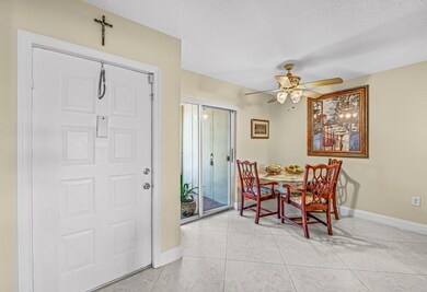 Front door to breakfast table
