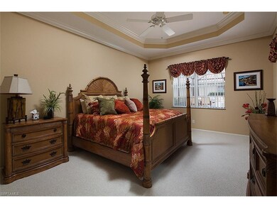 Master Bedroom with Tray Ceiling
