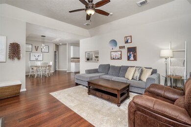 Living room with kitchen entry, room for a breakfast area!