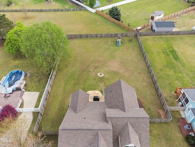 roof and backyard