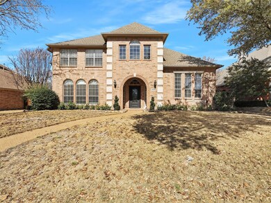 The cast stone and brick combination make for a stately appearance.