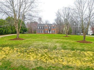 A long driveway welcomes you in