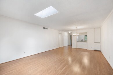 The living/dining space provides great flexibility