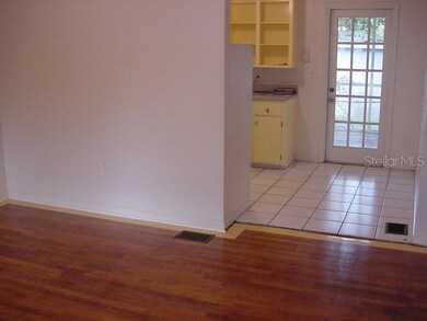 Unit 2 view from living room into kitchen