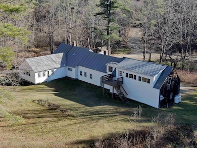 Family room to the left and studio over the barn on right