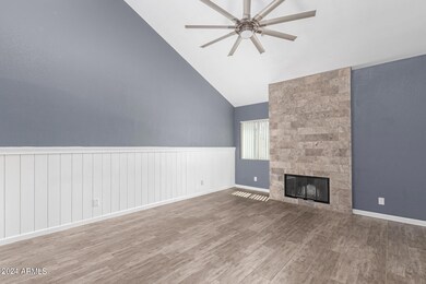 Living Room & Fireplace