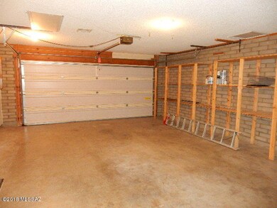 2 car garage  Built in sheliving