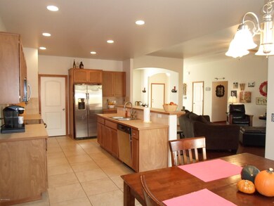 Nook and Kitchen and Living Room w En