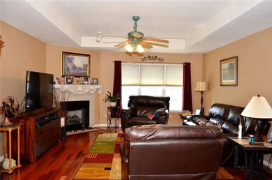 Notice the Tray Ceiling in the Living Room.