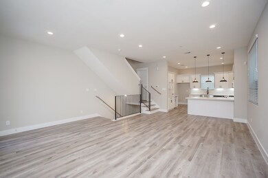 Open living room filled with natural light!