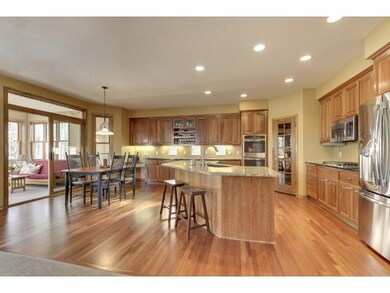 The kitchen is truly exceptional with a center isl