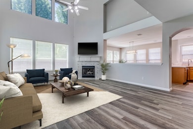 Virtually staged to show potential.