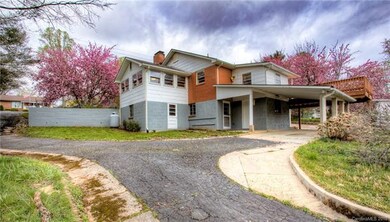 driveway access viewed from below