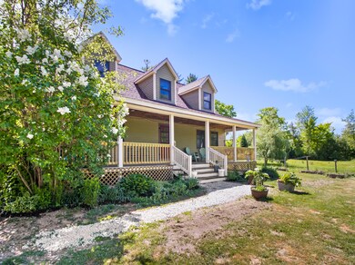 side view of porch