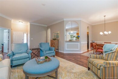 Open living, dining & entrance
