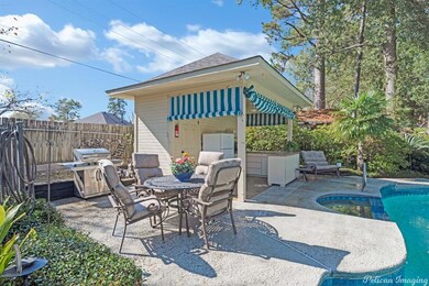 Outside dining space