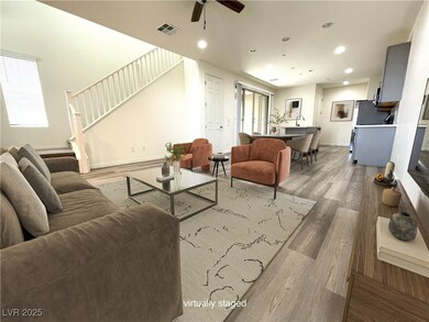 ***Virtually Staged***
Living room with recessed