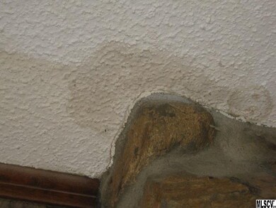 Ceiling near fireplace
