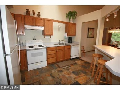 There is an abundance of counter and cabinet space