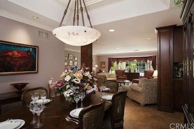 Looking from the dining room across the living roo