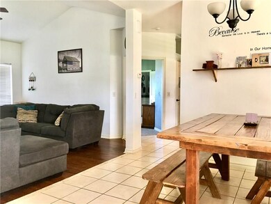 Looking to toward Master Bed, Kitchen to the R of 