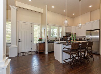 Front door opens to a great room