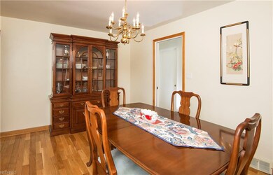 The dining room.