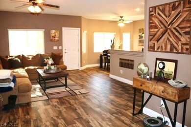Spacious Great Room with recent new paint, wood li