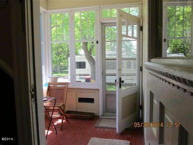 Enclosed front porch