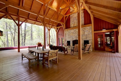 Two entryways from the main living area to the cov