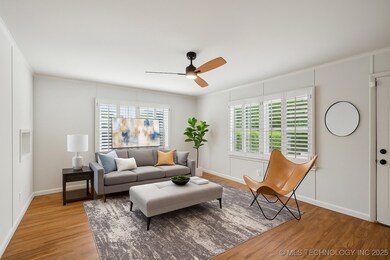 New Wood Floors in Living Room, Plantation Shutter